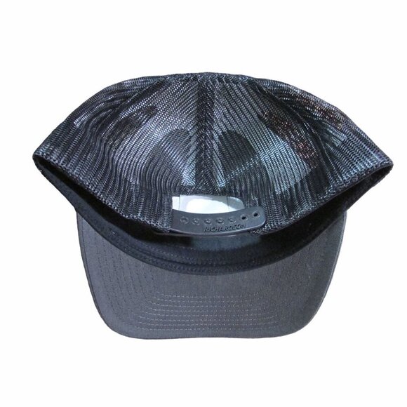 Lacrosse Farm Scene Trucker Meshback Snapback Cap Hat - Charcoal - Picture 2 of 2